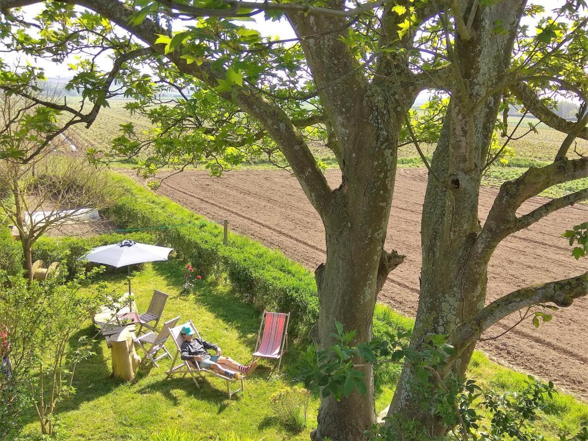 La Grange Aux Lievres, Gites Kerdoel Cléder Eksteriør billede