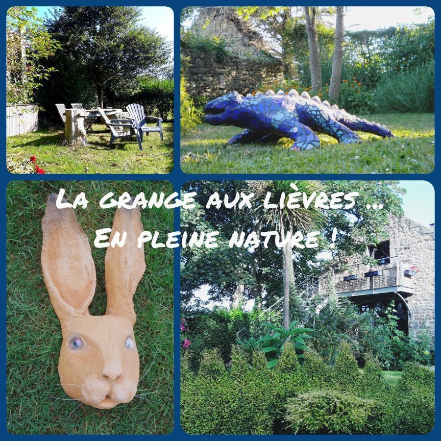 La Grange Aux Lievres, Gites Kerdoel Cléder Eksteriør billede