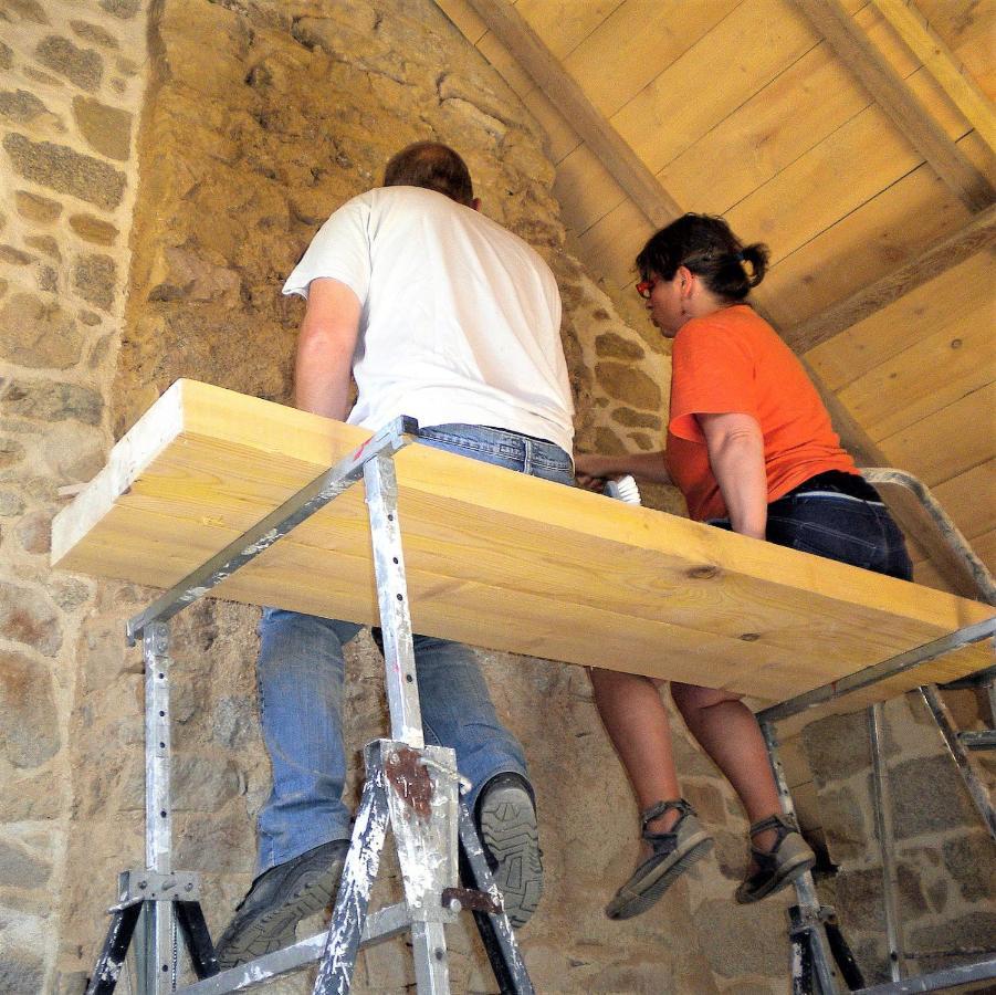 La Grange Aux Lievres, Gites Kerdoel Cléder Eksteriør billede