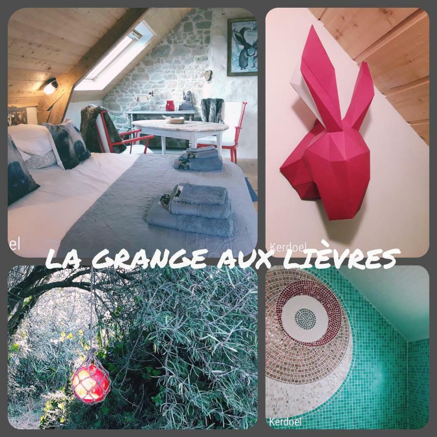 La Grange Aux Lievres, Gites Kerdoel Cléder Eksteriør billede